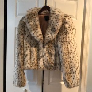 I’m selling my faux fur coat from Express.